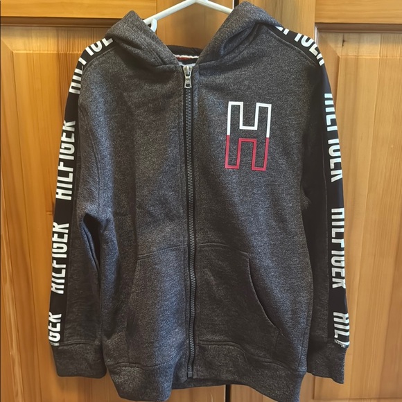 Tommy Hilfiger Other - Tommy Hilfiger Gray Zip-Up Hoodie Jacket